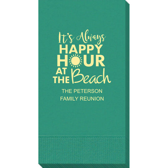 Happy Hour at the Beach Guest Towels